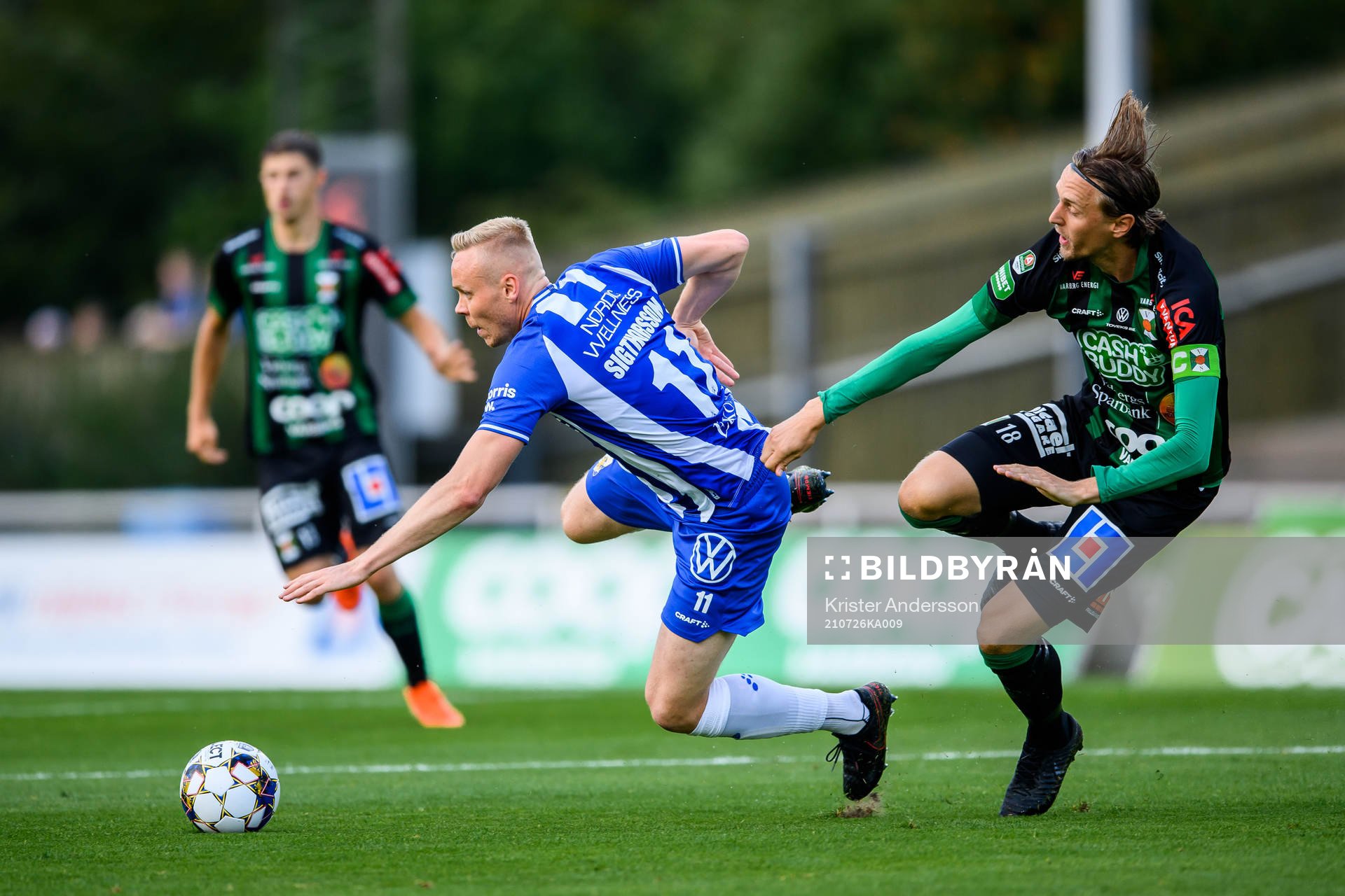 IFK Göteborgs Kolbeinn Sigthorsson och Varbergs Joakim