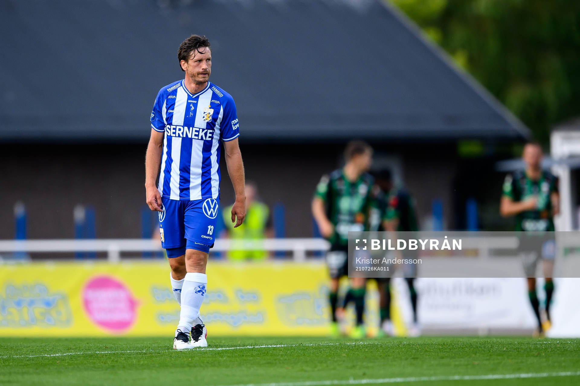 IFK Göteborgs Gustav Svensson deppar