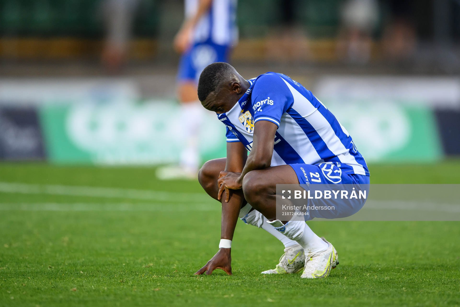 IFK Göteborgs Yahya Kalley deppar