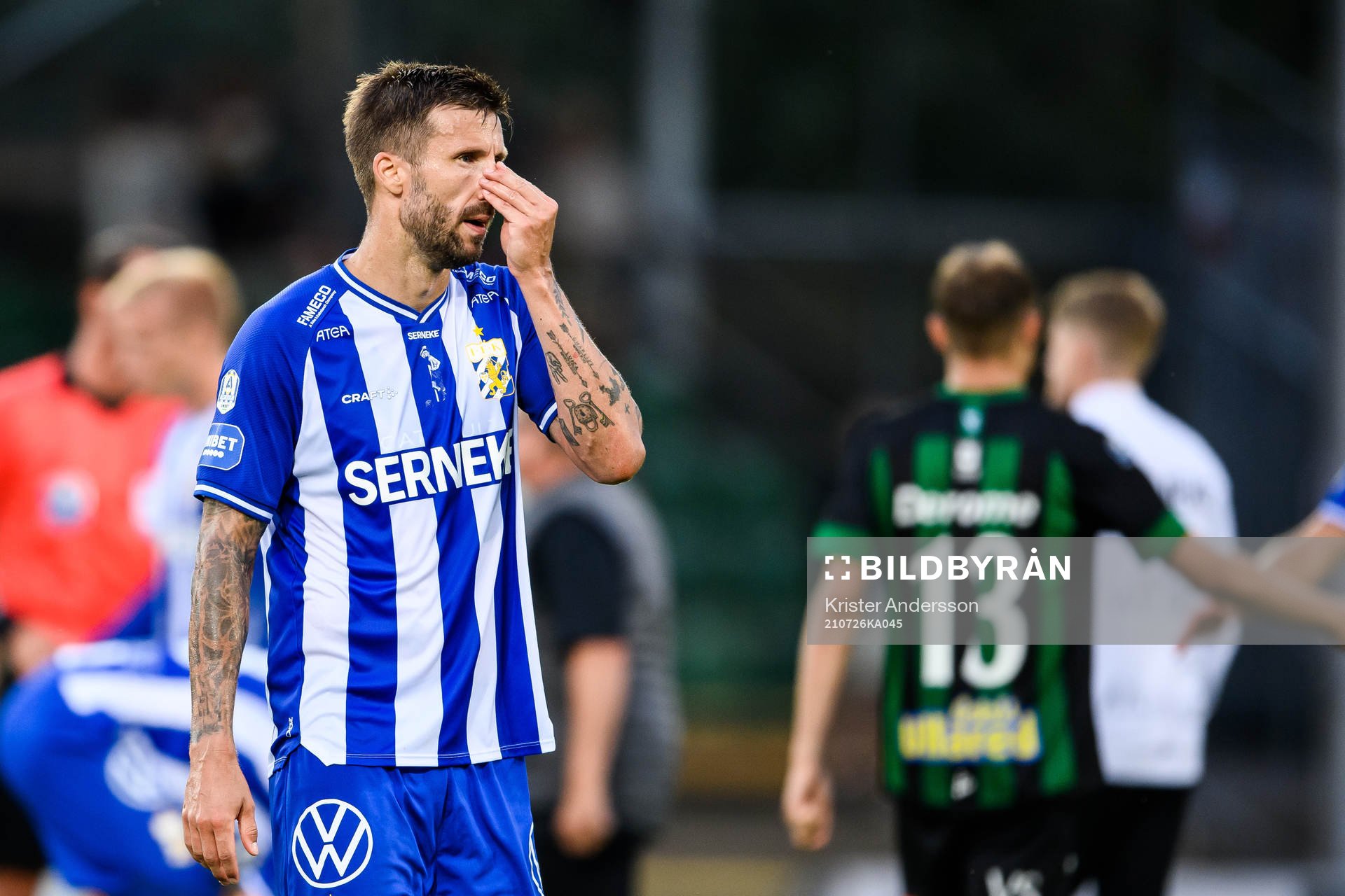 IFK Göteborgs Mattias Bjärsmyr deppar