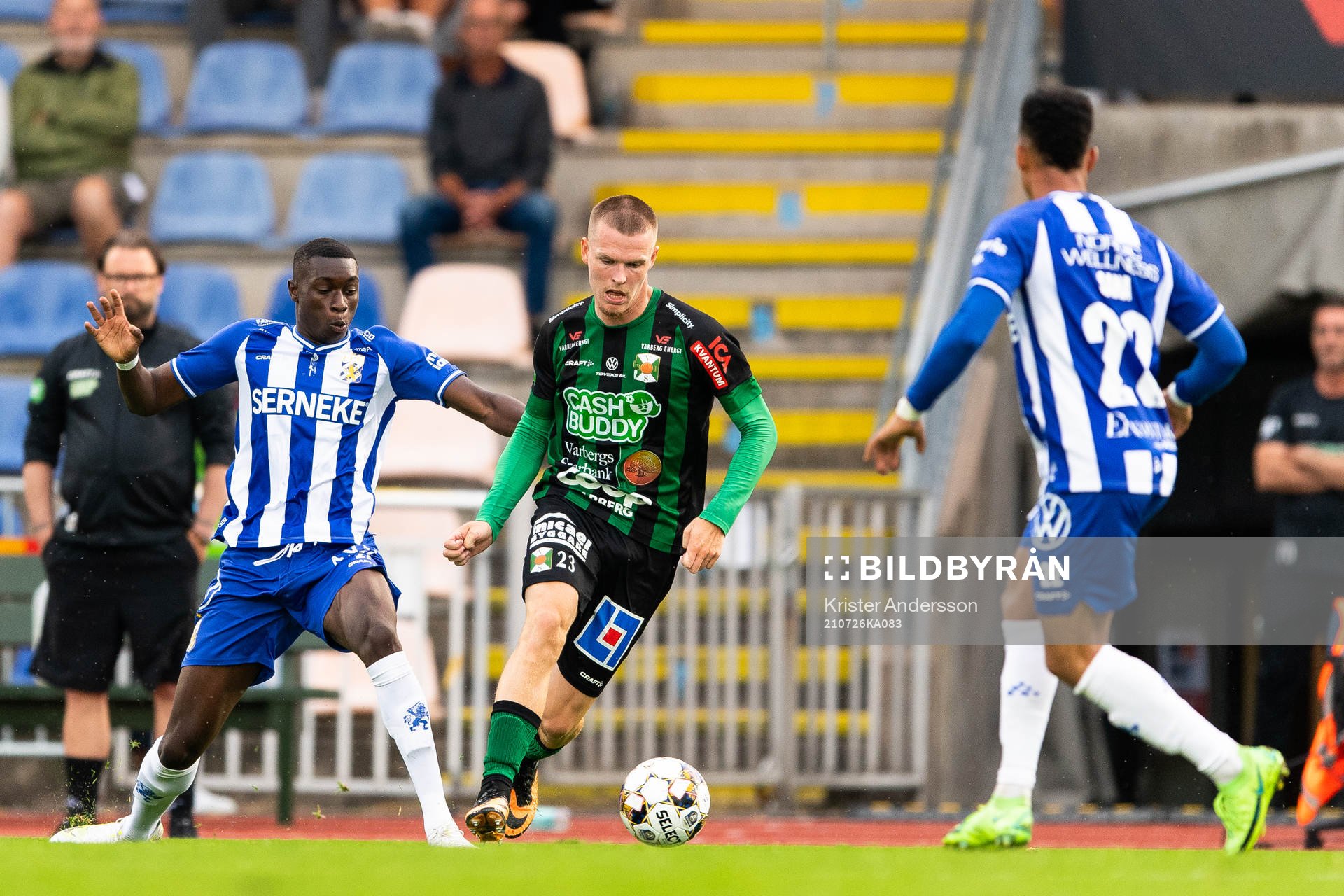 IFK Göteborgs Yahya Kalley och Varbergs Anton Liljenbäck