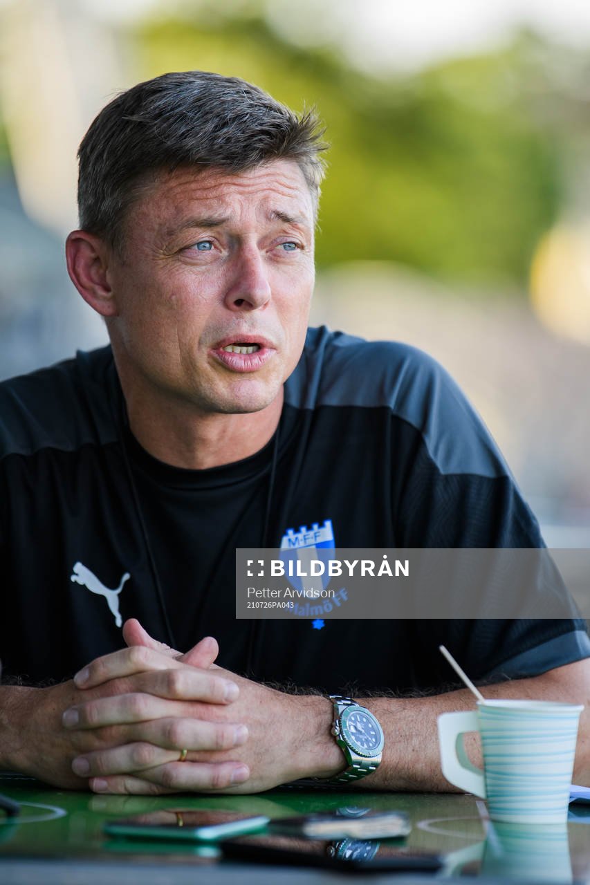 Jon Dahl Tomasson, head coach of Malmö FF