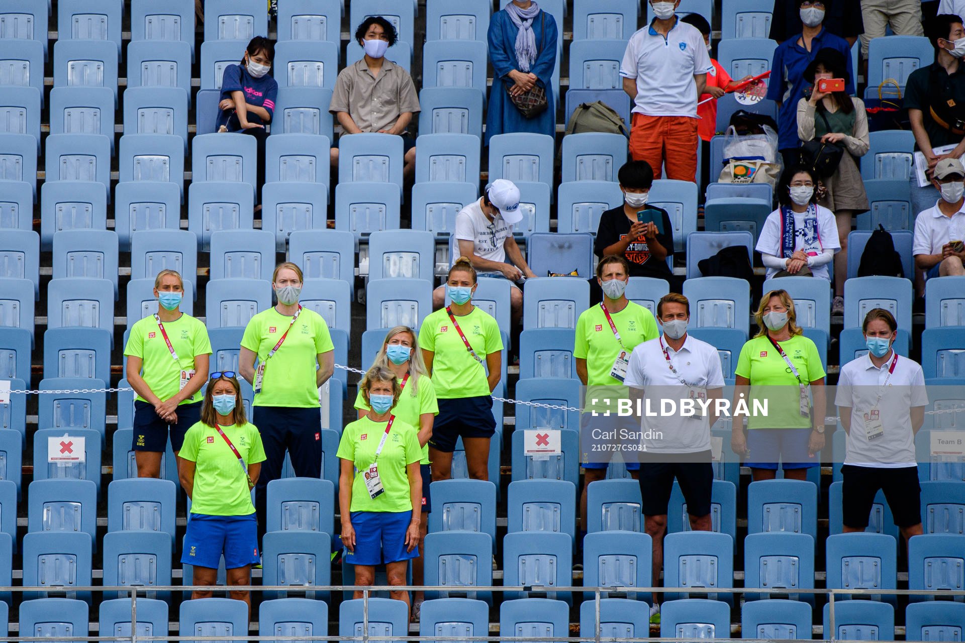 Stina Blackstenius, Hedvig Lindahl , Hanna Glas and