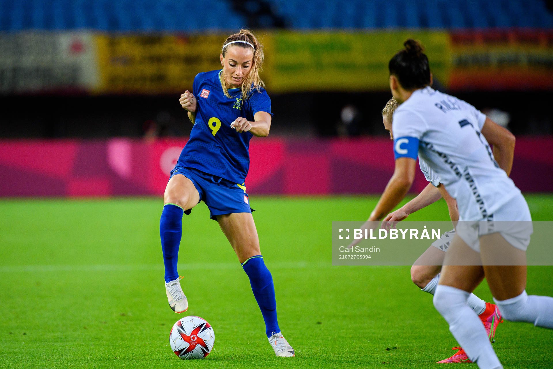 Kosovare Asllani of Sweden in the women’s football match