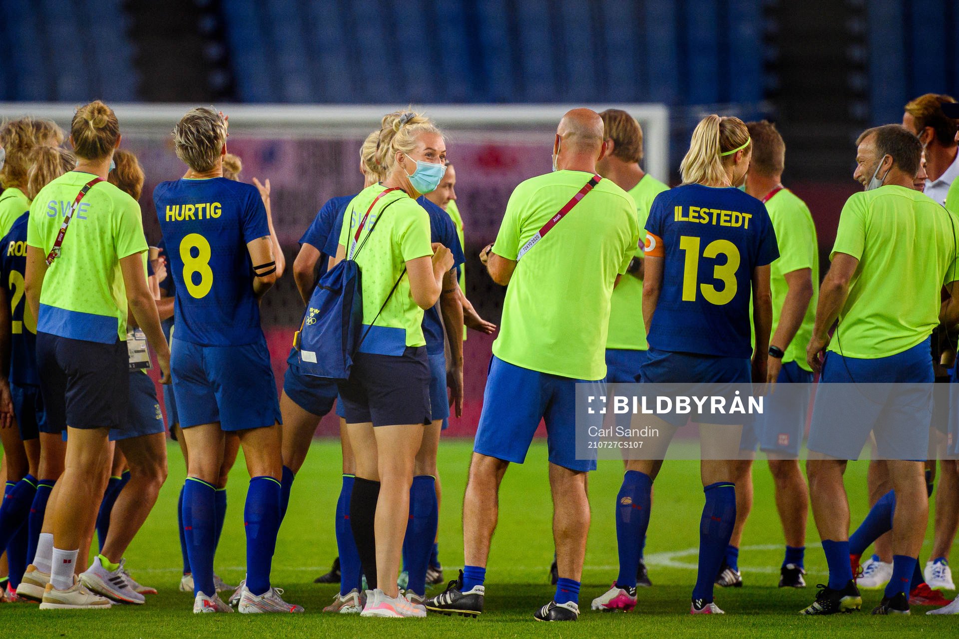 Stina Blackstenius of Sweden