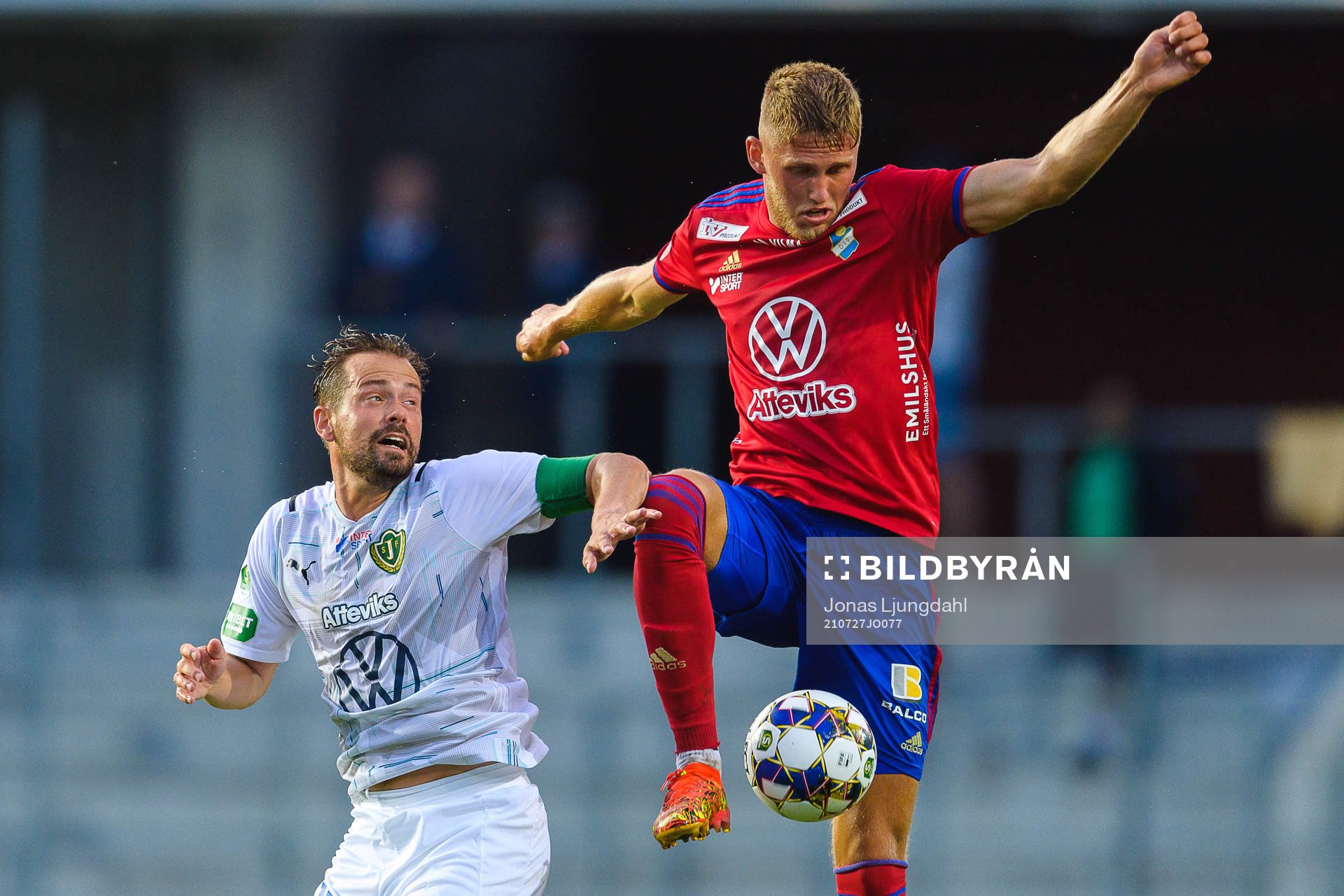 Jönköpings Fredric Fendrich och Östers Emil Engqvist