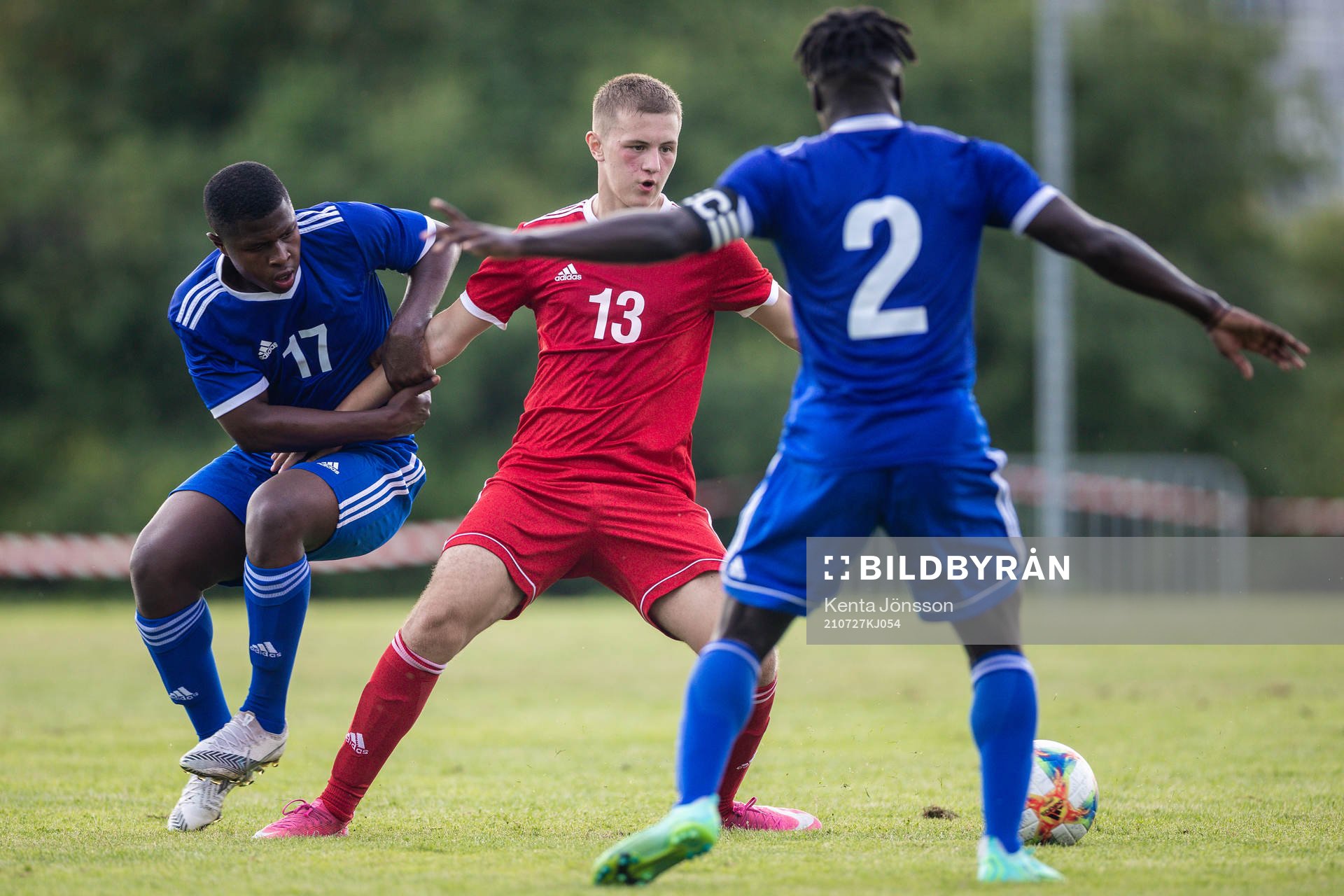 Mohamed Bangoura (v), Erjon Belulaj (m) och Oscar