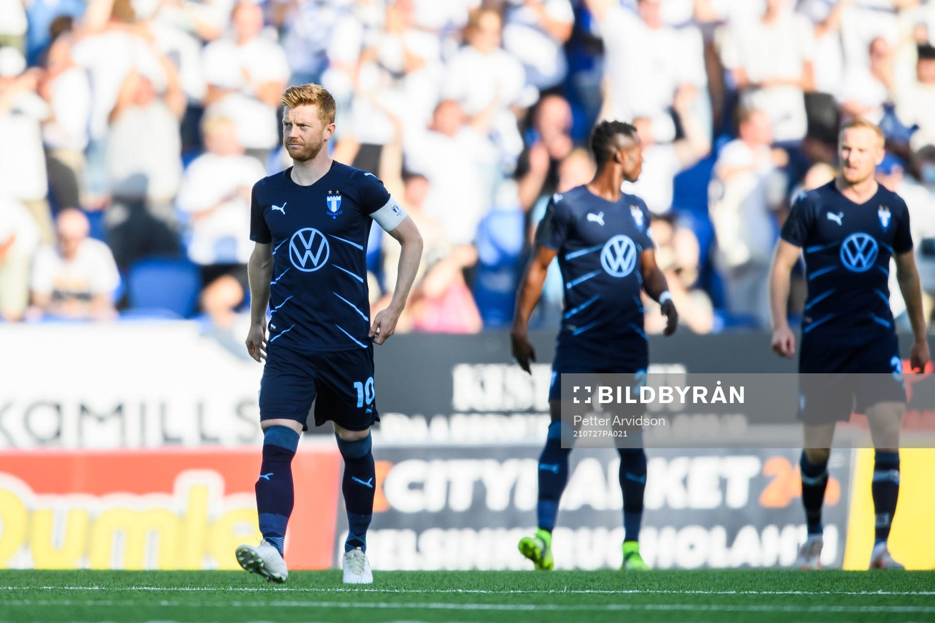 Anders Christiansen of Malmö FF looks dejected