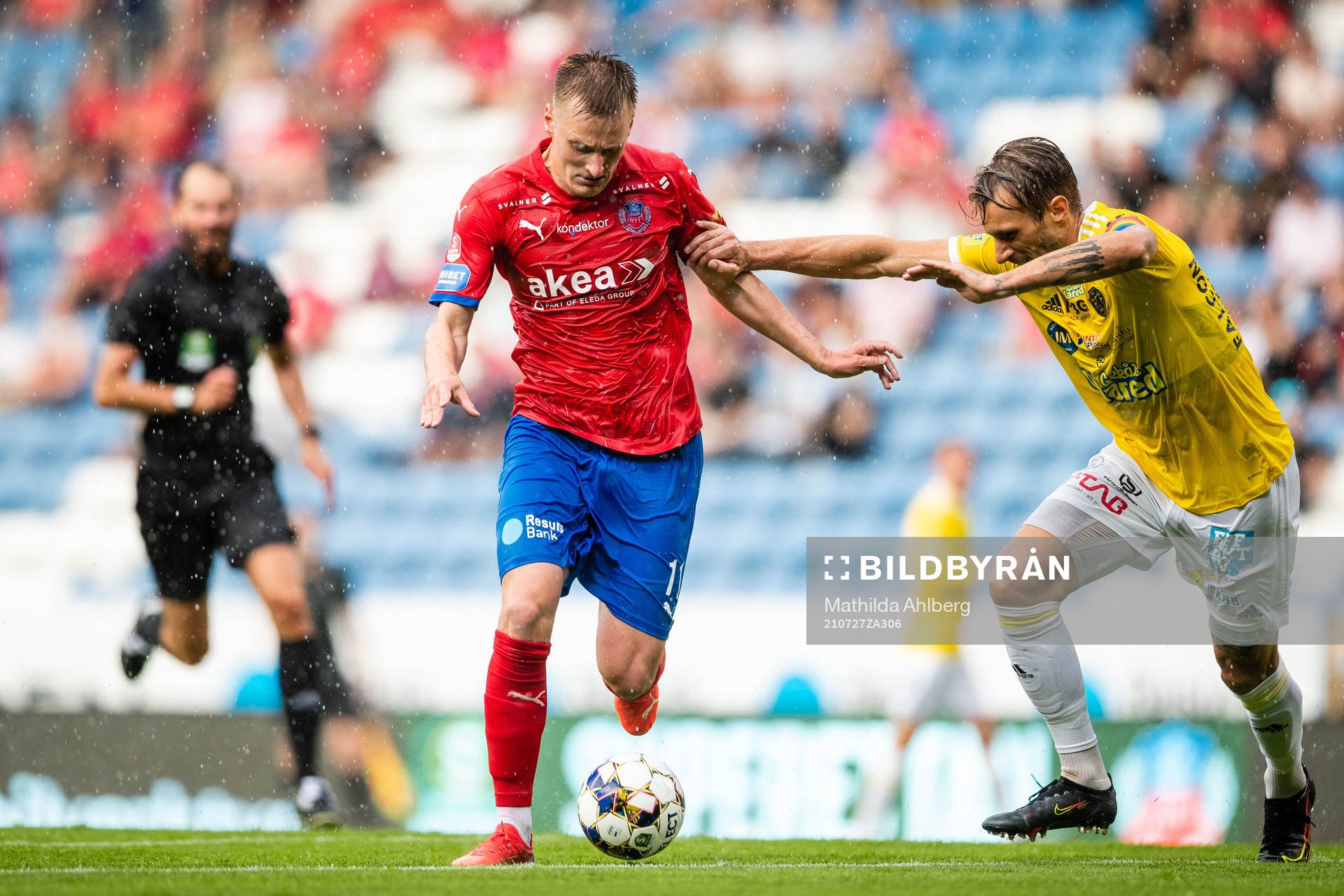 Helsingborgs Rasmus Karjalainen och Falkenbergs Tobias
