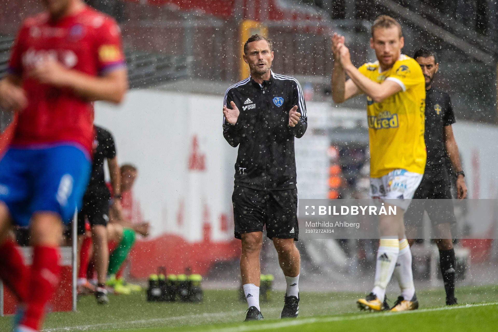 Falkenbergs tränare Tobias Tuvesson