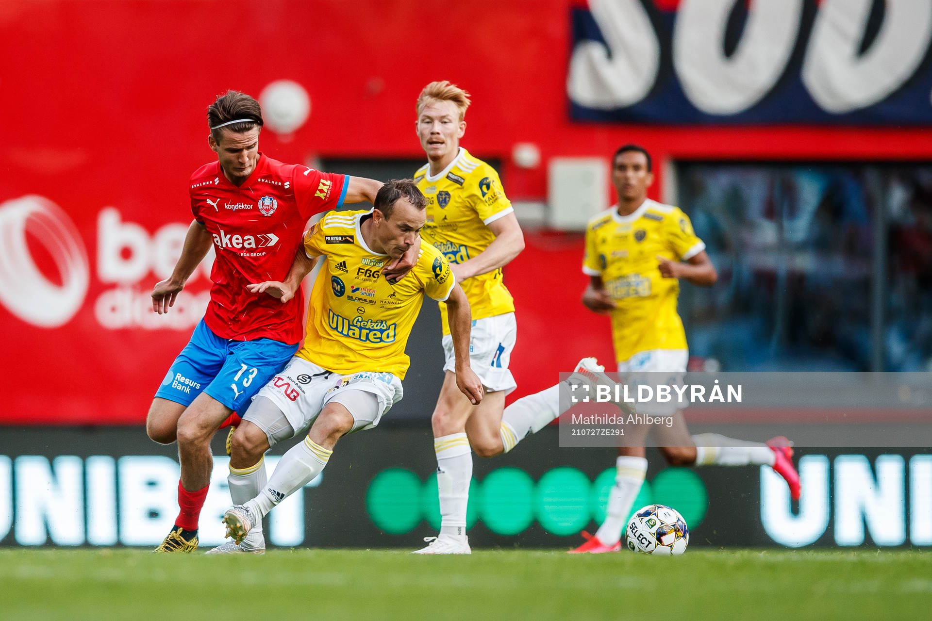 Helsingborgs Wilhelm Loeper och Falkenbergs Anton Wede