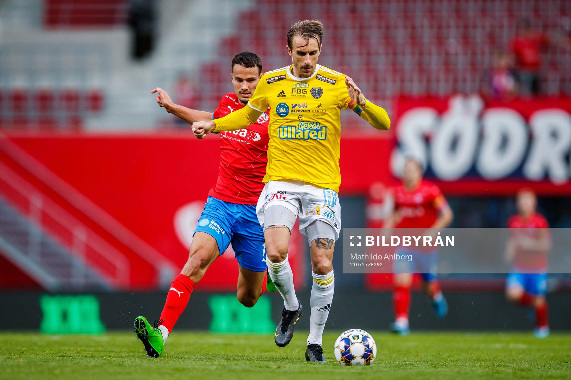 Helsingborgs Assad Al Hamlawi och Falkenbergs Tobias