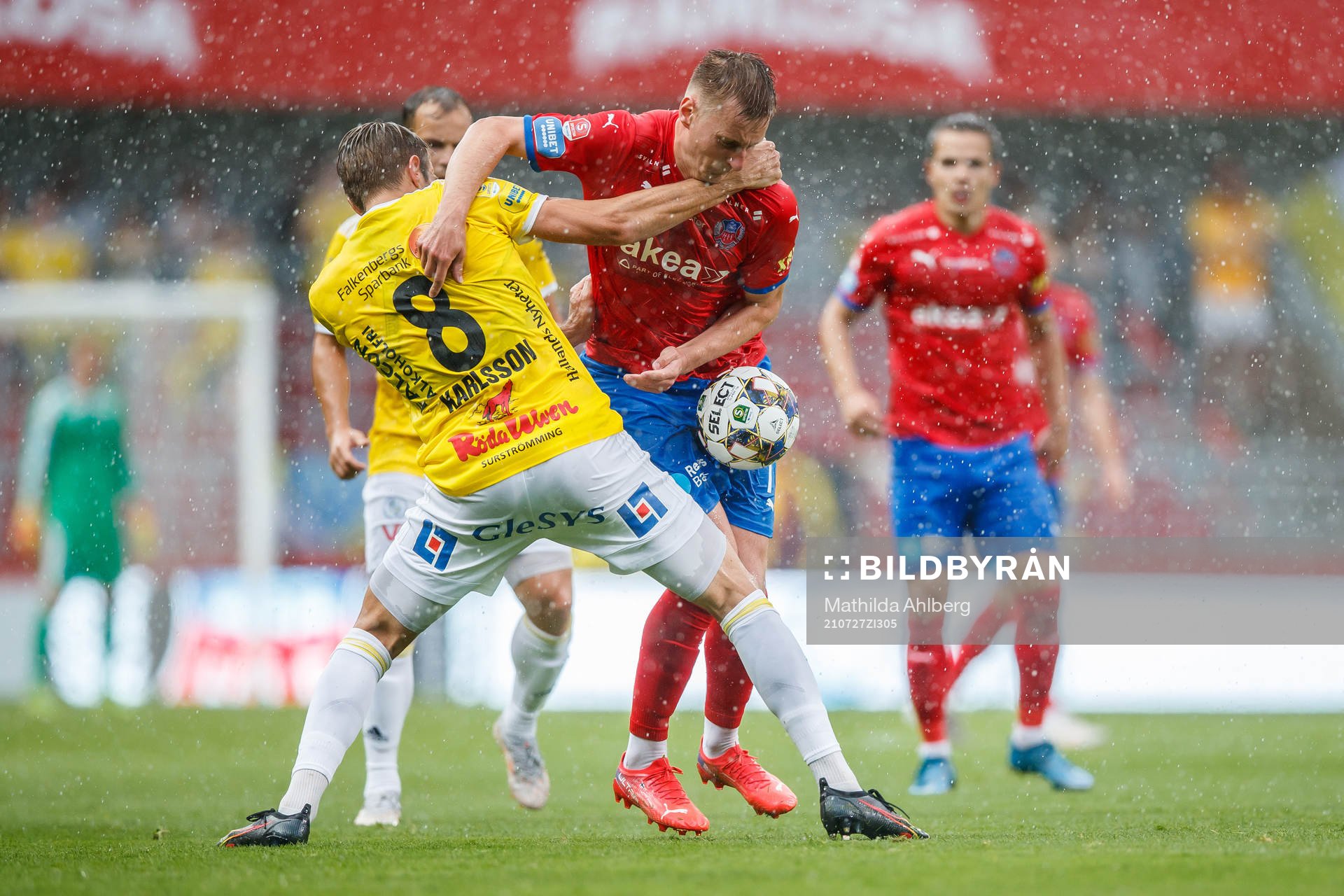 Falkenbergs Tobias Karlsson och Helsingborgs Rasmus