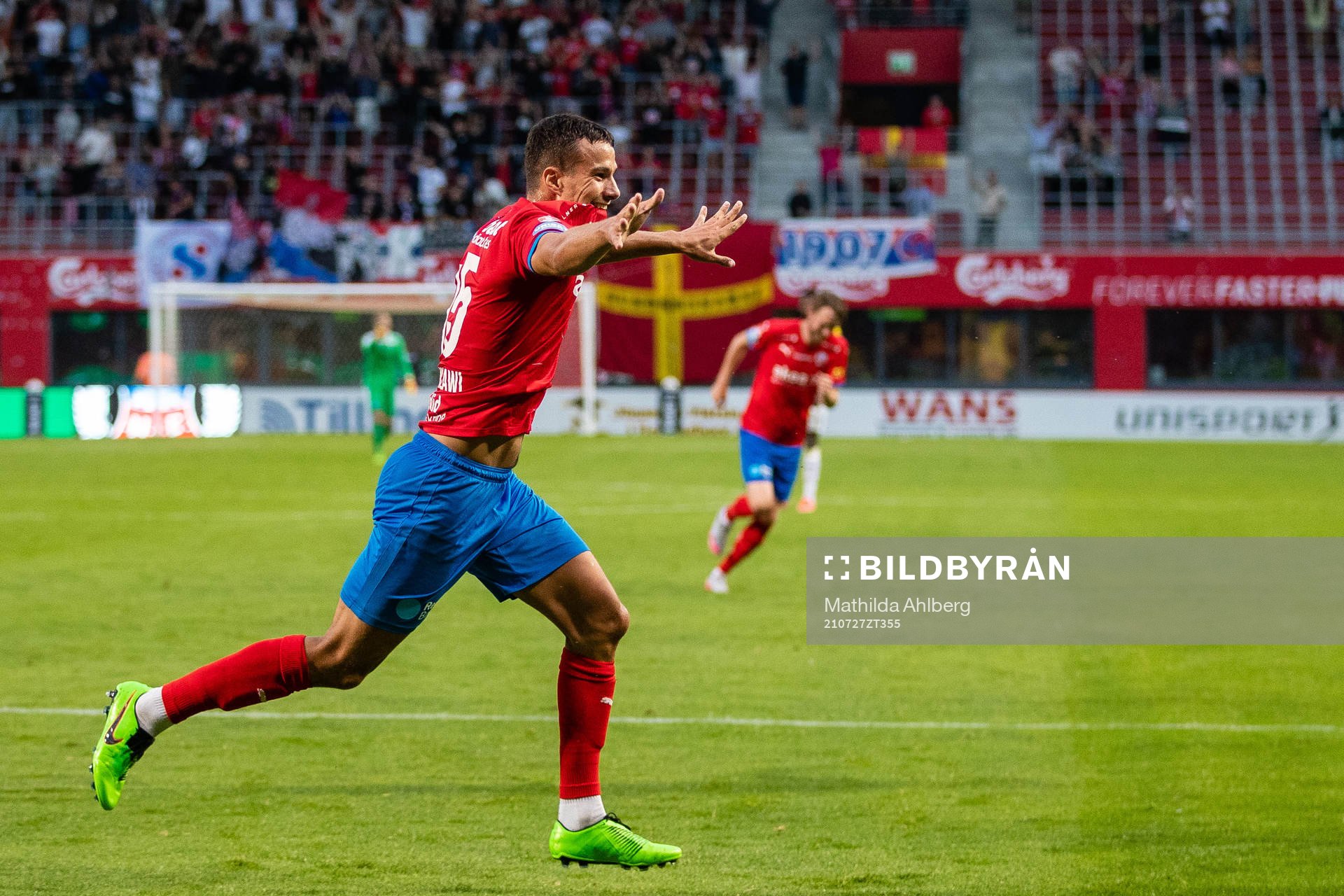 Helsingborgs Assad Al Hamlawi jublar