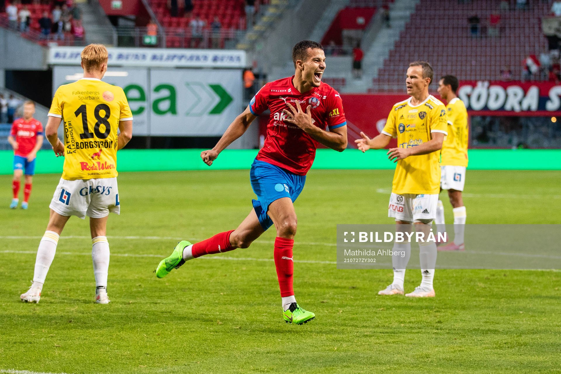 Falkenbergs Linus Borgström och Anton Wede deppar