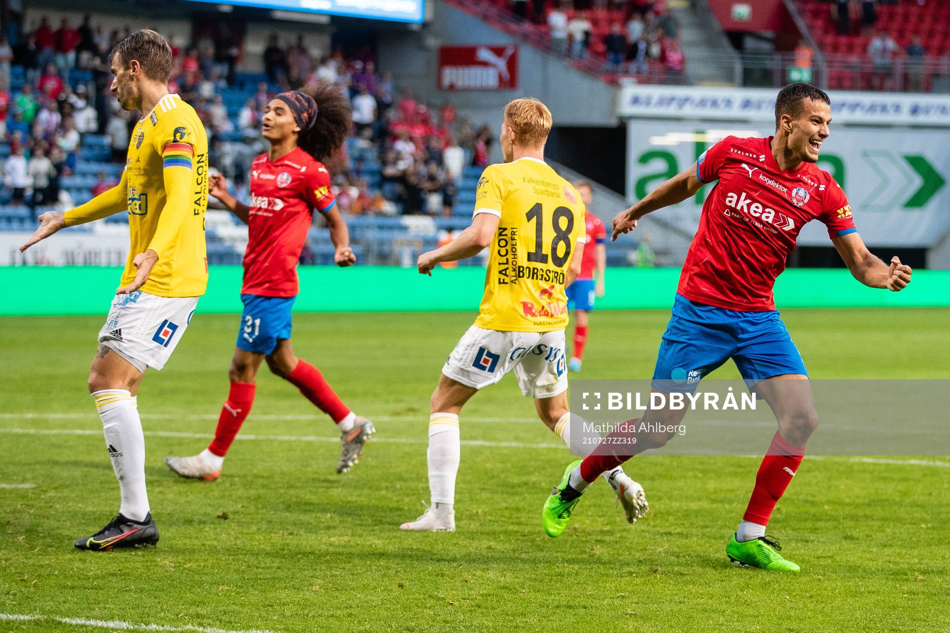 Falkenbergs Tobias Karlsson och Linus Borgström deppar