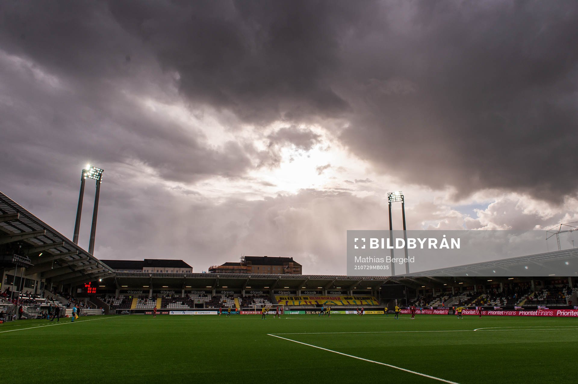 General view of Bravida Arena
