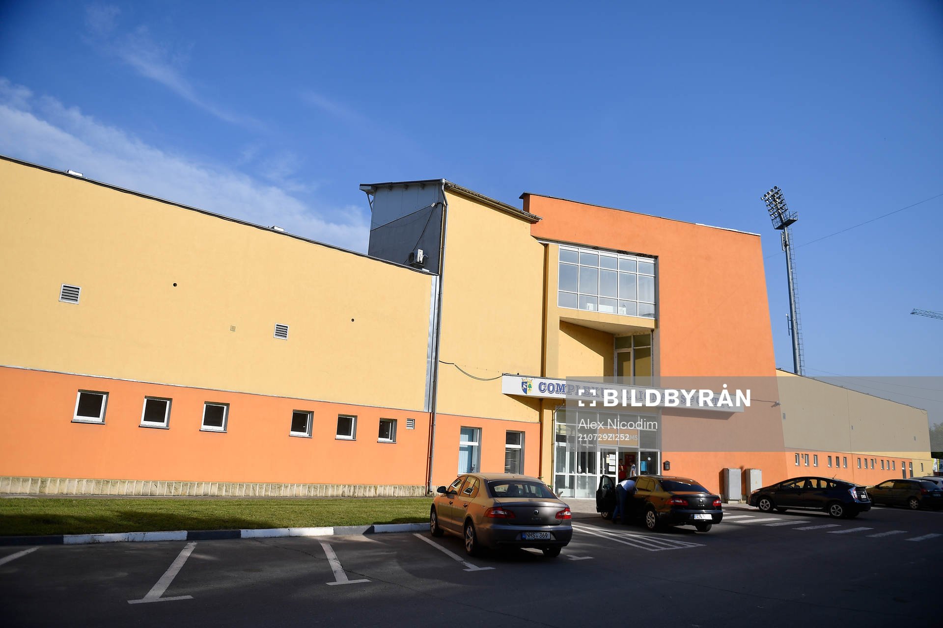 The stadium Complexul Rational Sportive Orhei pictured