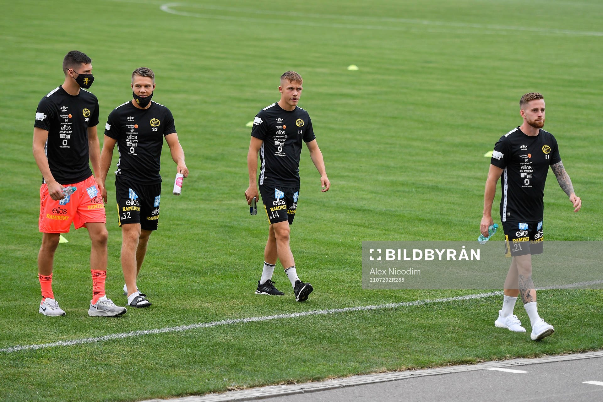 goalkeeper Simon Andersson, Gustav Broman, Jacob Ondrejka