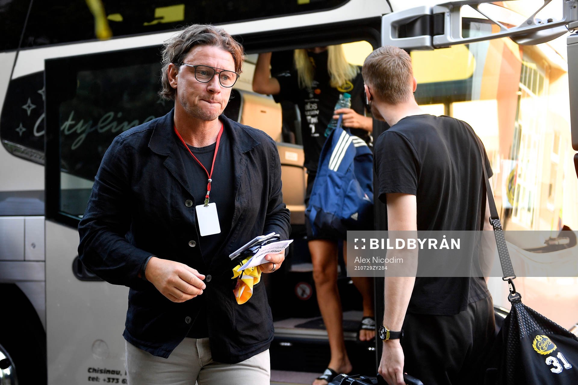Stefan Andreasson, club president of IF Elfsborg arrive at