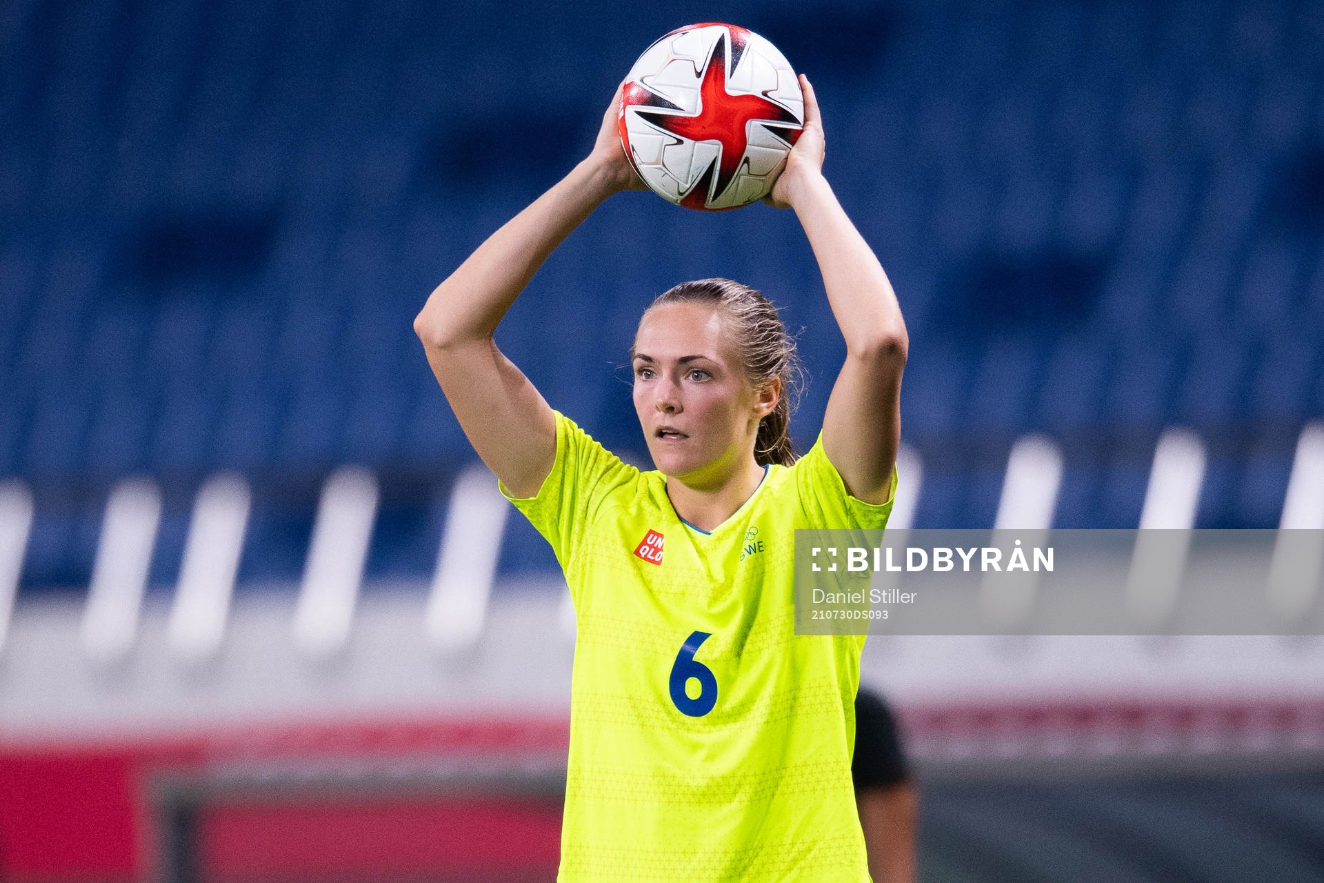 Magdalena Eriksson of Sweden in the women's football match