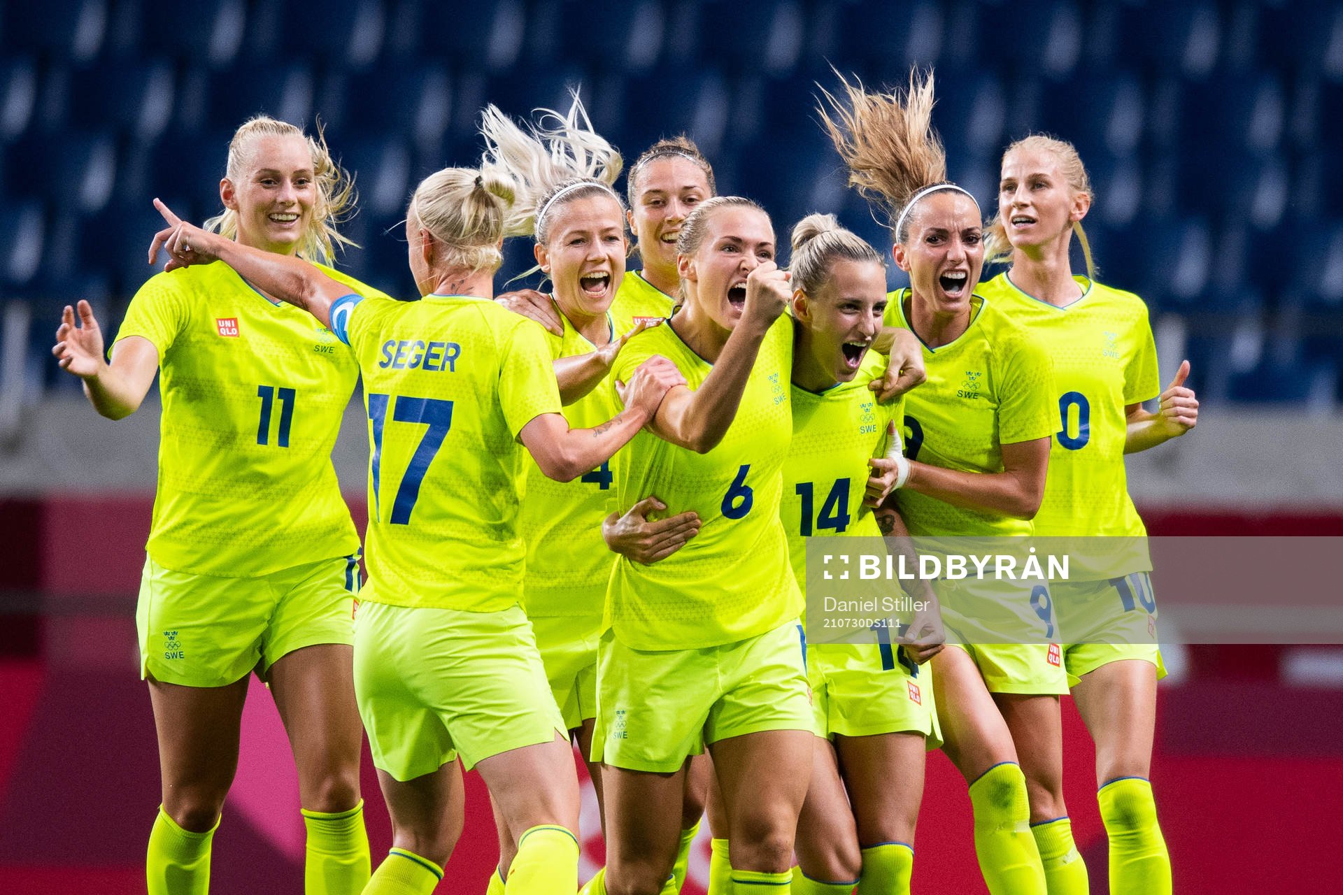 Sweden celebrate