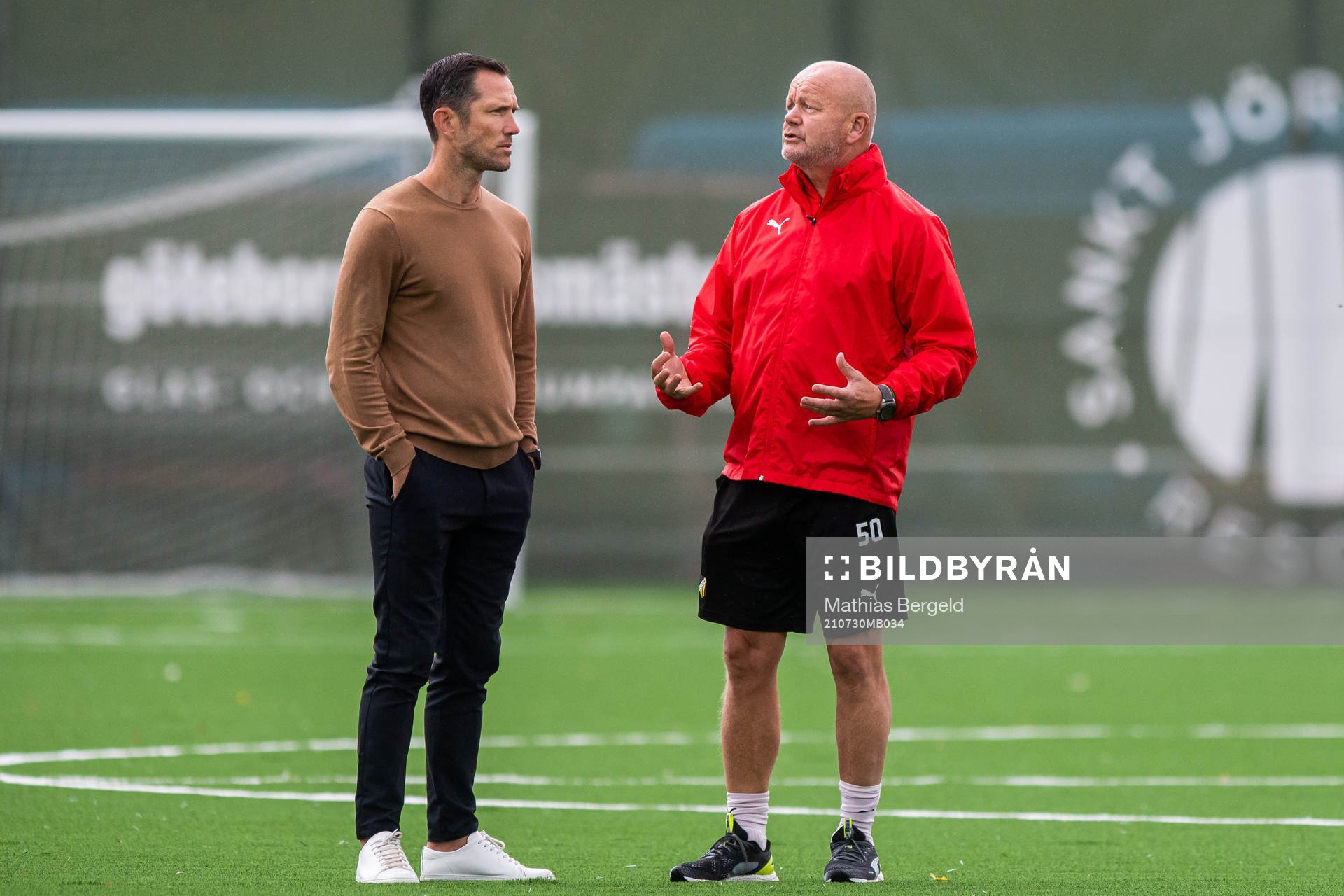 Sportchef Martin Ericsson och tränare Per-Mathias Högmo