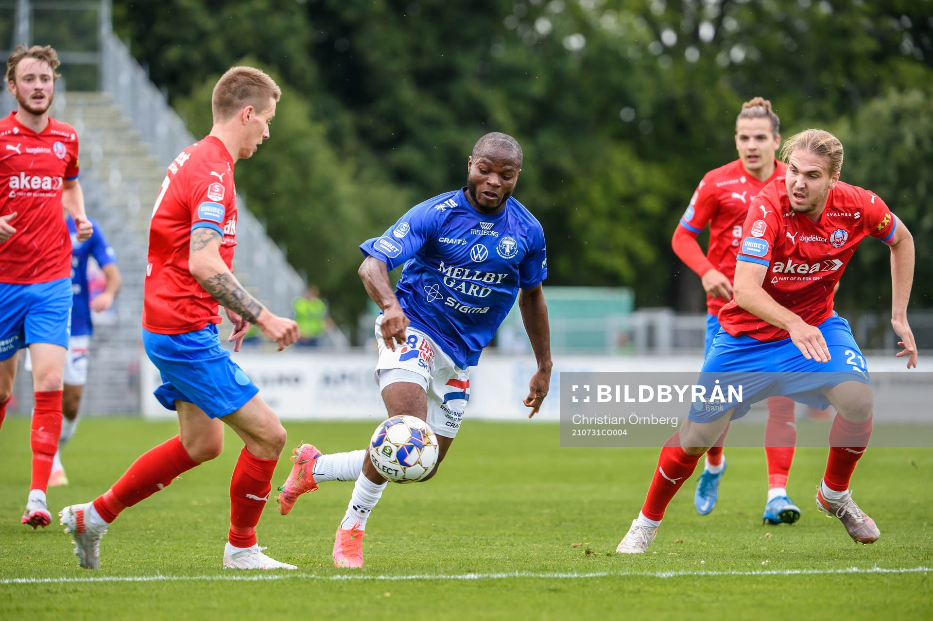Trelleborgs Henry Offia mot Helsingborgs Bödvar