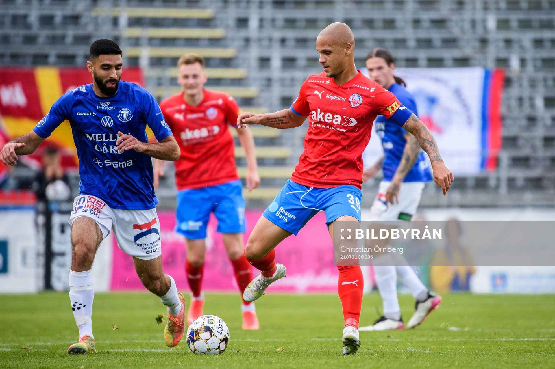 Trelleborgs Mouhammed Ali Dhaini och Helsingborgs Anthony