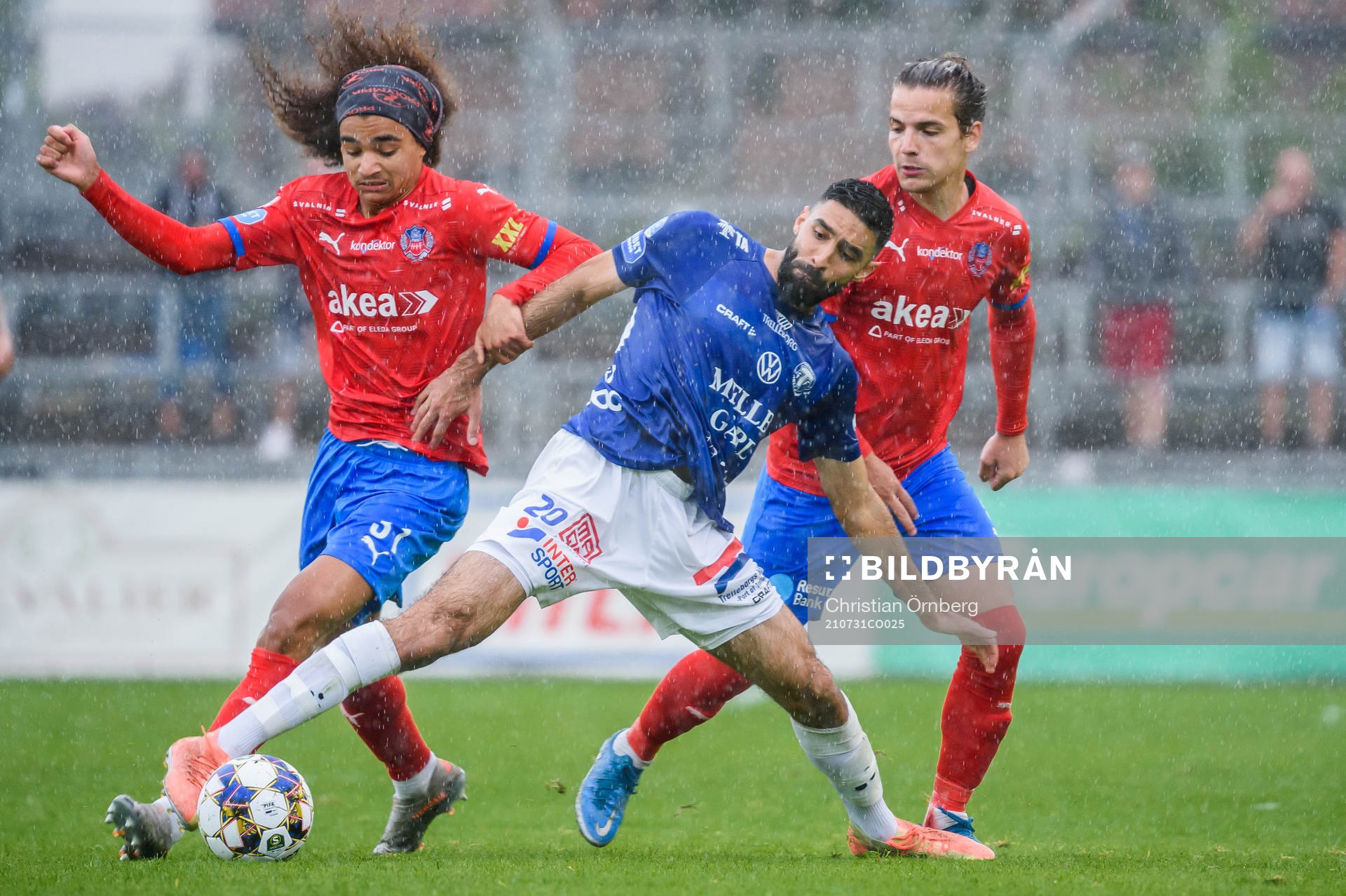 Helsingborgs Adam Kaied och Trelleborgs Mouhammed Ali Dhaini