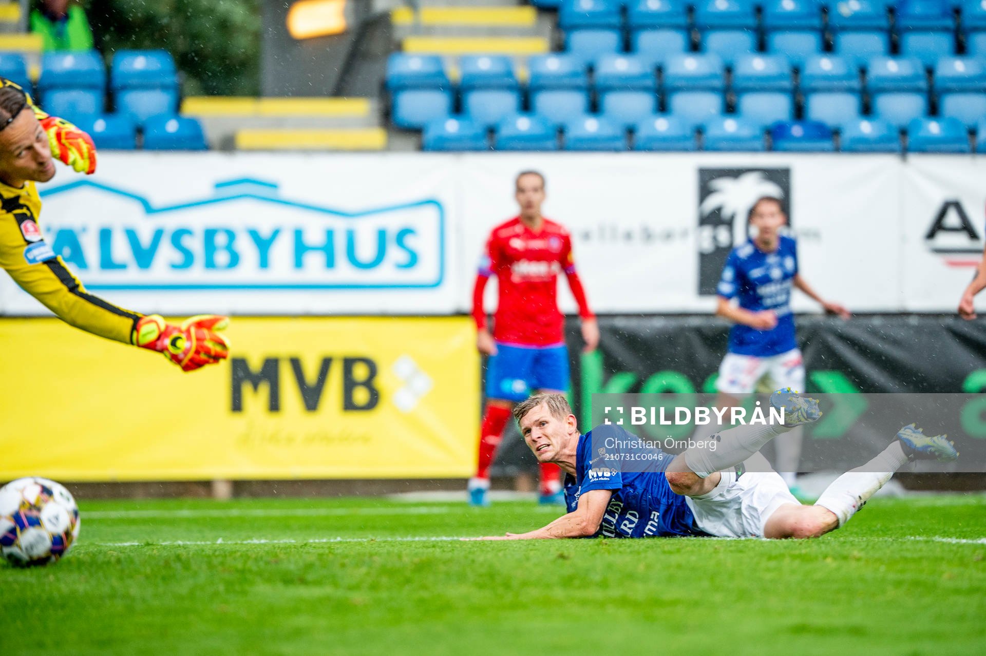 Trelleborgs Fritiof Björkén sätter 2-0 på Helsingborgs