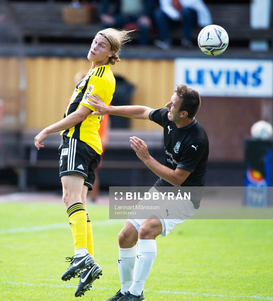 IFK Hässleholms Teo Helm i matchen i division 2 mellan Sölvesborg och iFK Hässleholm i Sölvesborg 31 juli 2021.