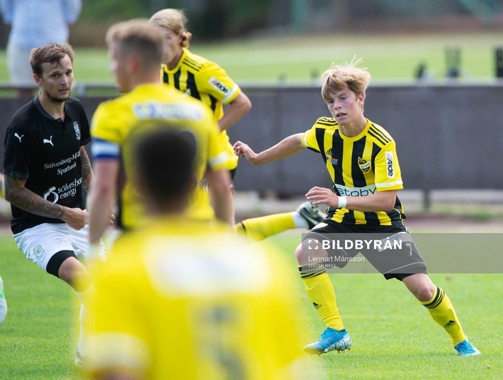 IFK Hässleholms Jussi Tikkanen i matchen i division 2