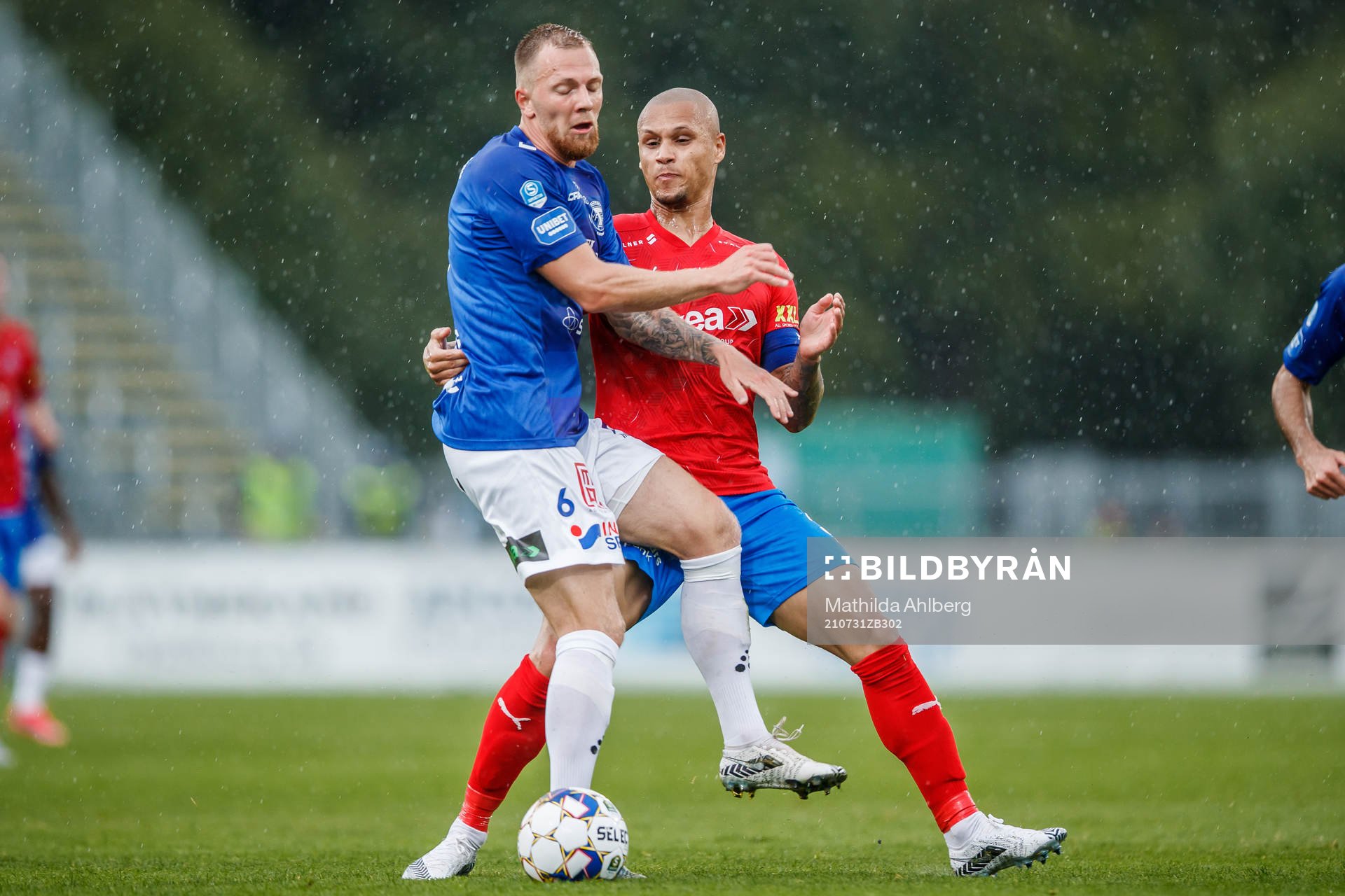 Trelleborgs Jesper Modig och Helsingborgs Anthony van