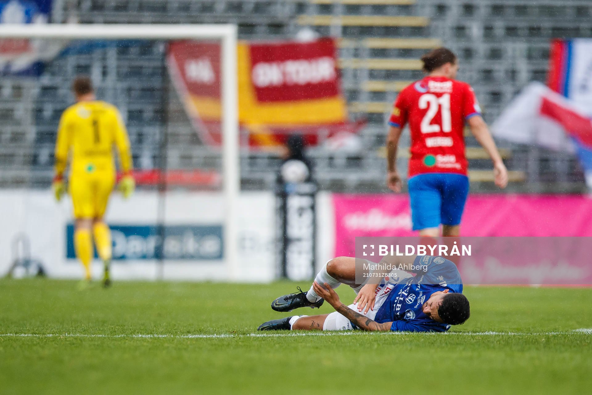 Trelleborgs Simon Amin har ont
