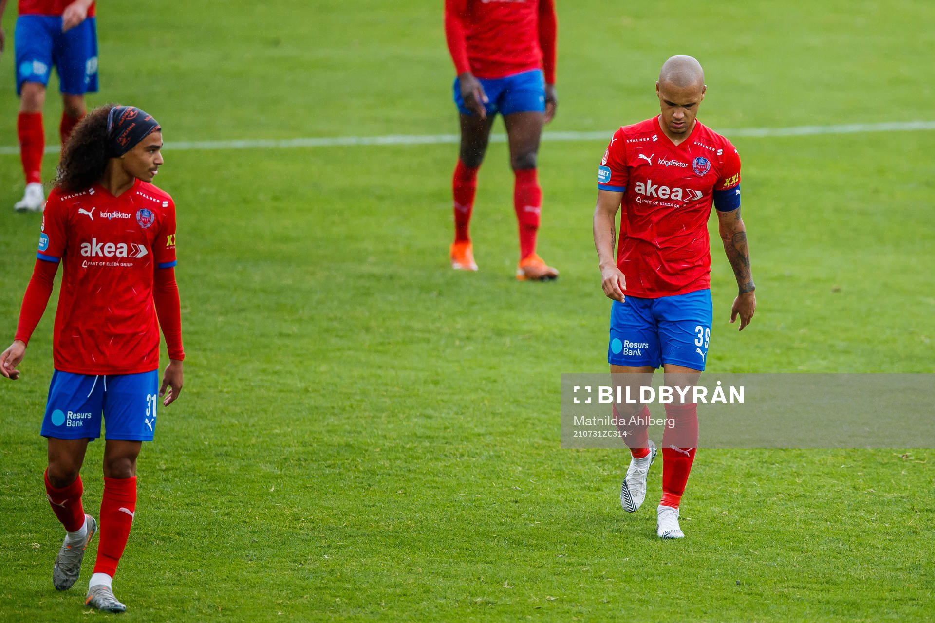 Helsingborgs Adam Kaied och Anthony van
