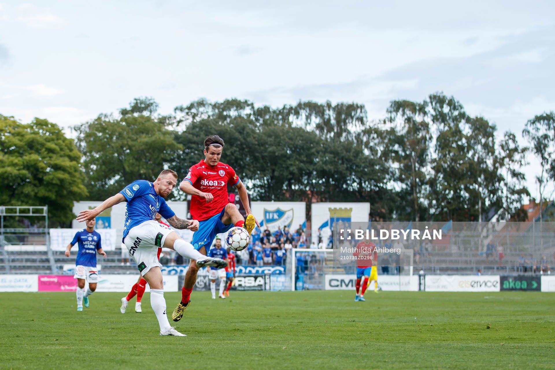 Trelleborgs Jesper Modig och Helsingborgs Wilhelm Loeper