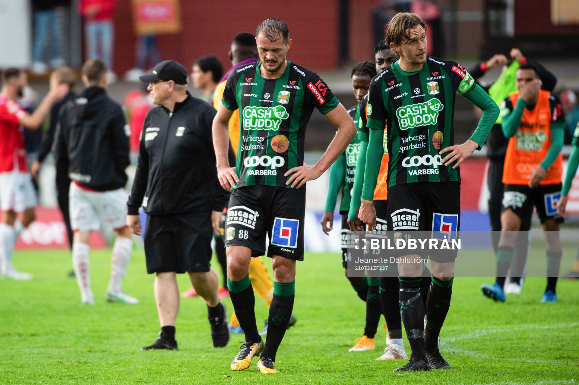 Varbergs Albert Ejupi och Joakim Lindner