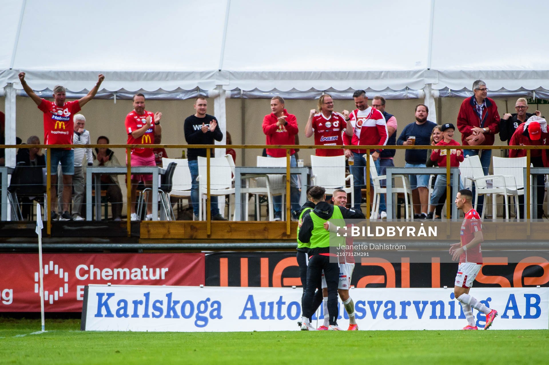 Degerfors Victor Edvardsen jublar