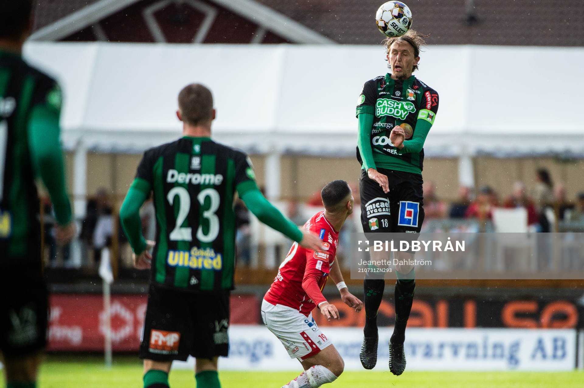 Varbergs Anton Liljenbäck, Joakim Lindner och Degerfors