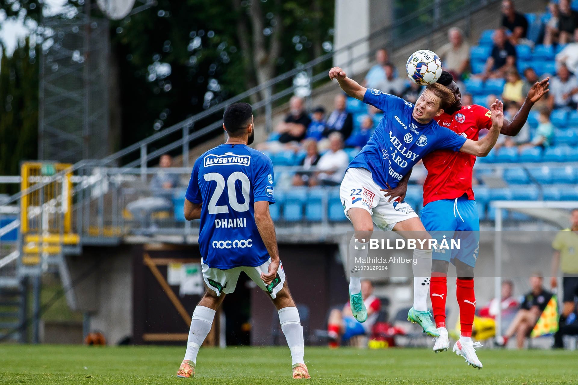 Trelleborgs Johan Blomberg och Helsingborgs Benjamin Acquah