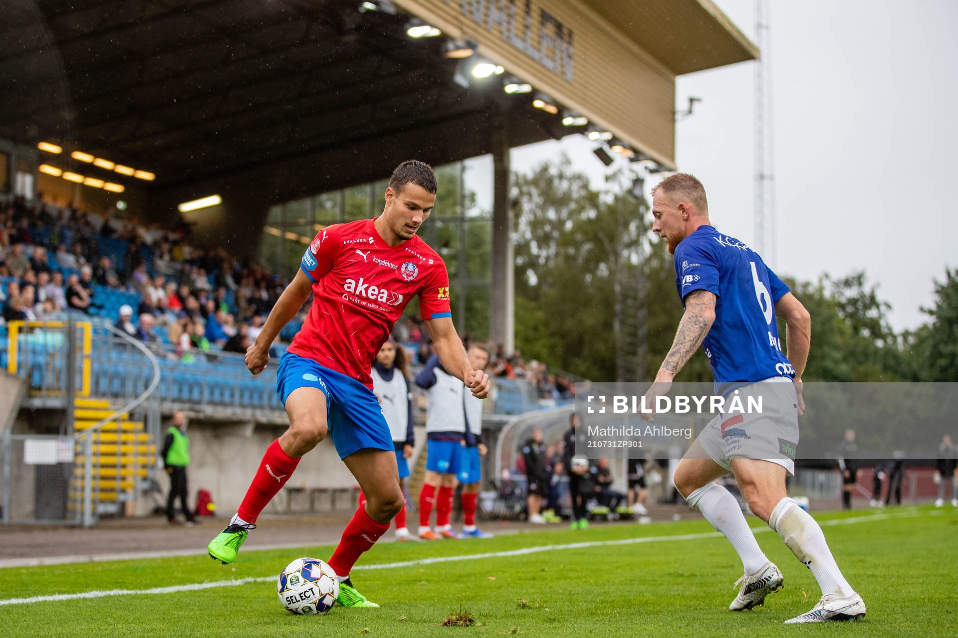 Helsingborgs Assad Al Hamlawi och Trelleborgs Jesper Modig