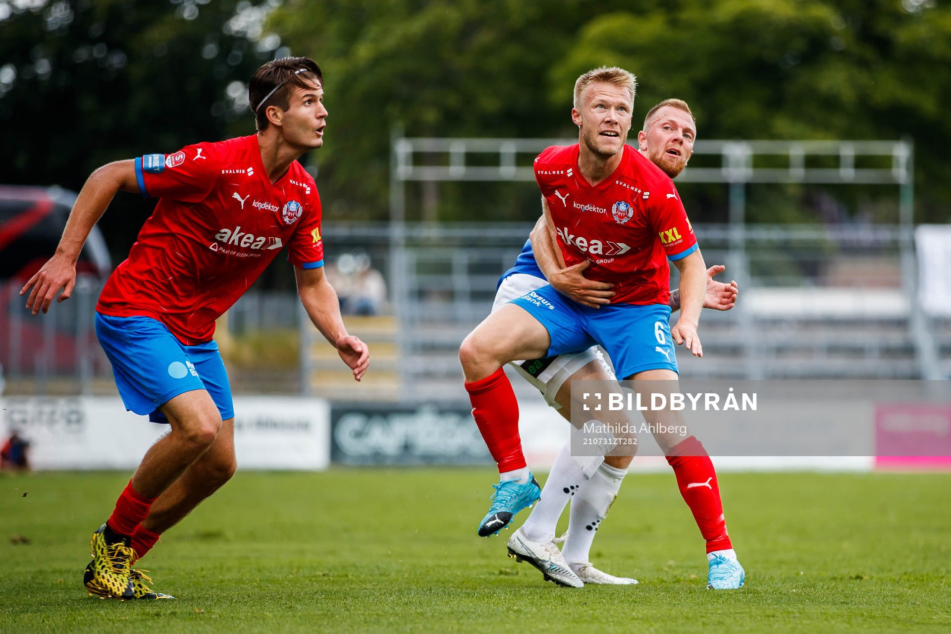 Helsingborgs Wilhelm Loeper och Andreas Landgren mot