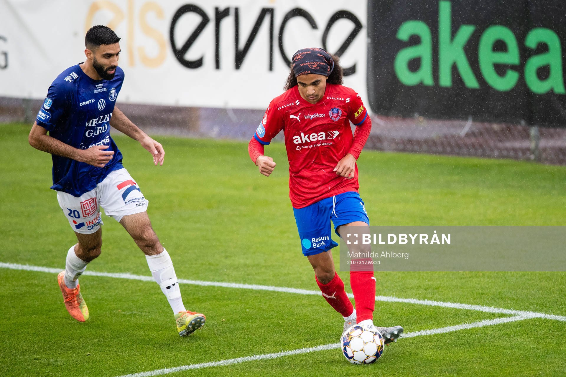 Trelleborgs Mouhammed Ali Dhaini och Helsingborgs Adam Kaied
