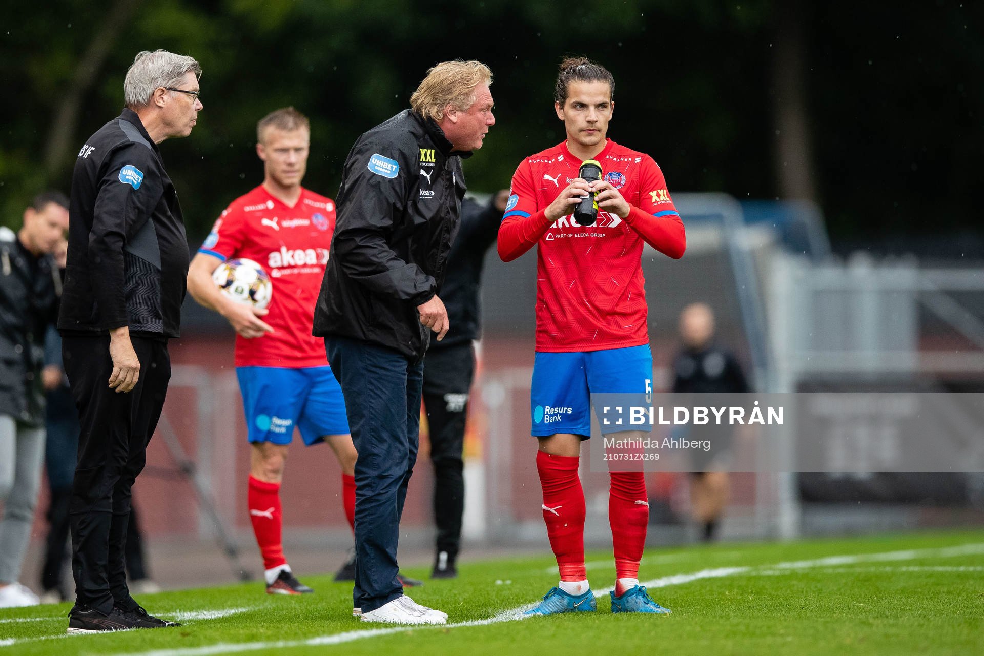 Helsingborgs tränare Jörgen Lennartsson och Brandur