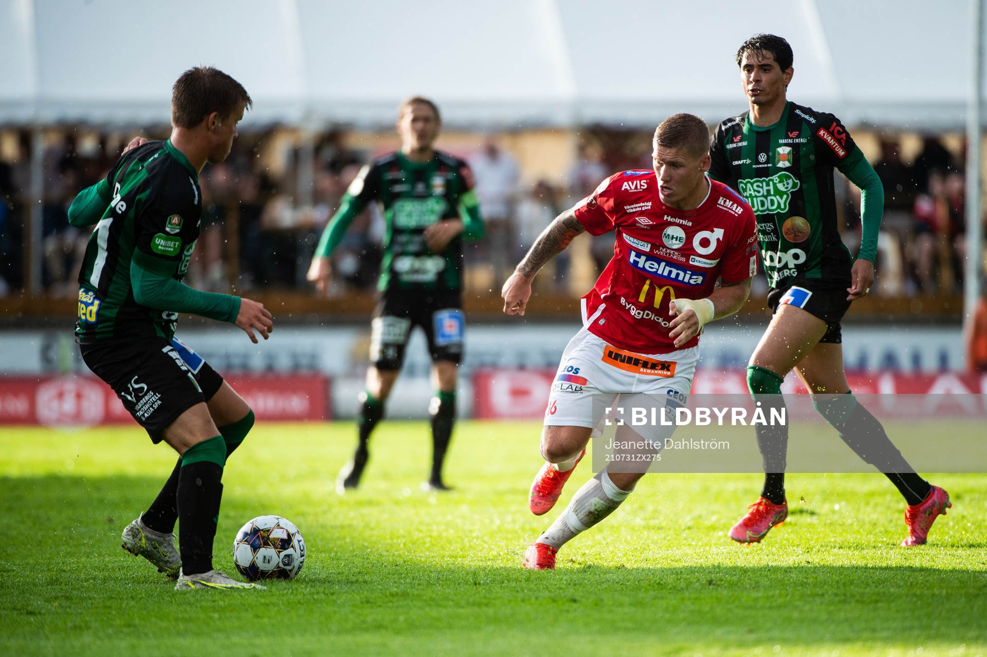 Varbergs Jean Carlos de Brito , Victor Karlsson och