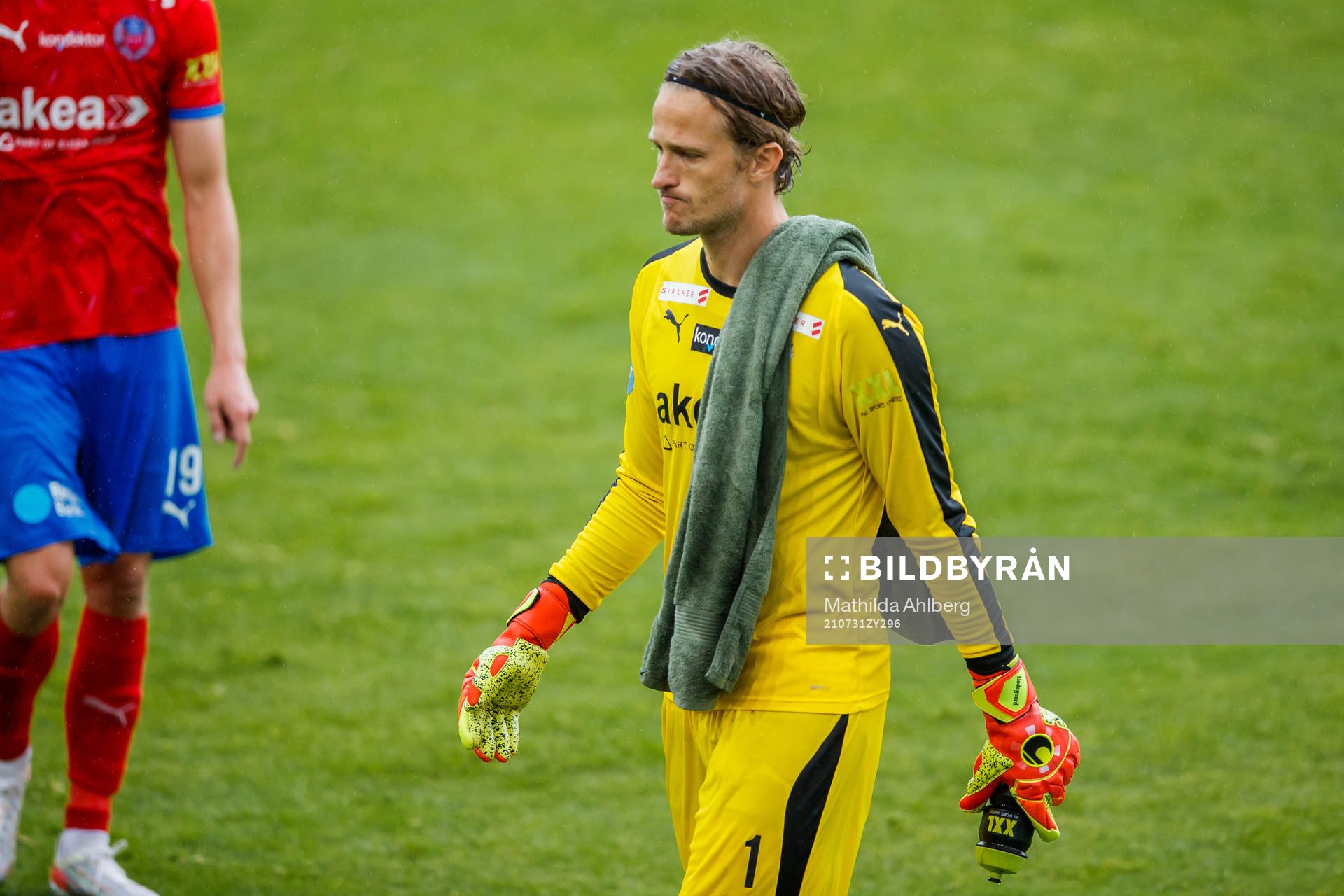 Helsingborgs målvakt Anders Lindegaard deppar