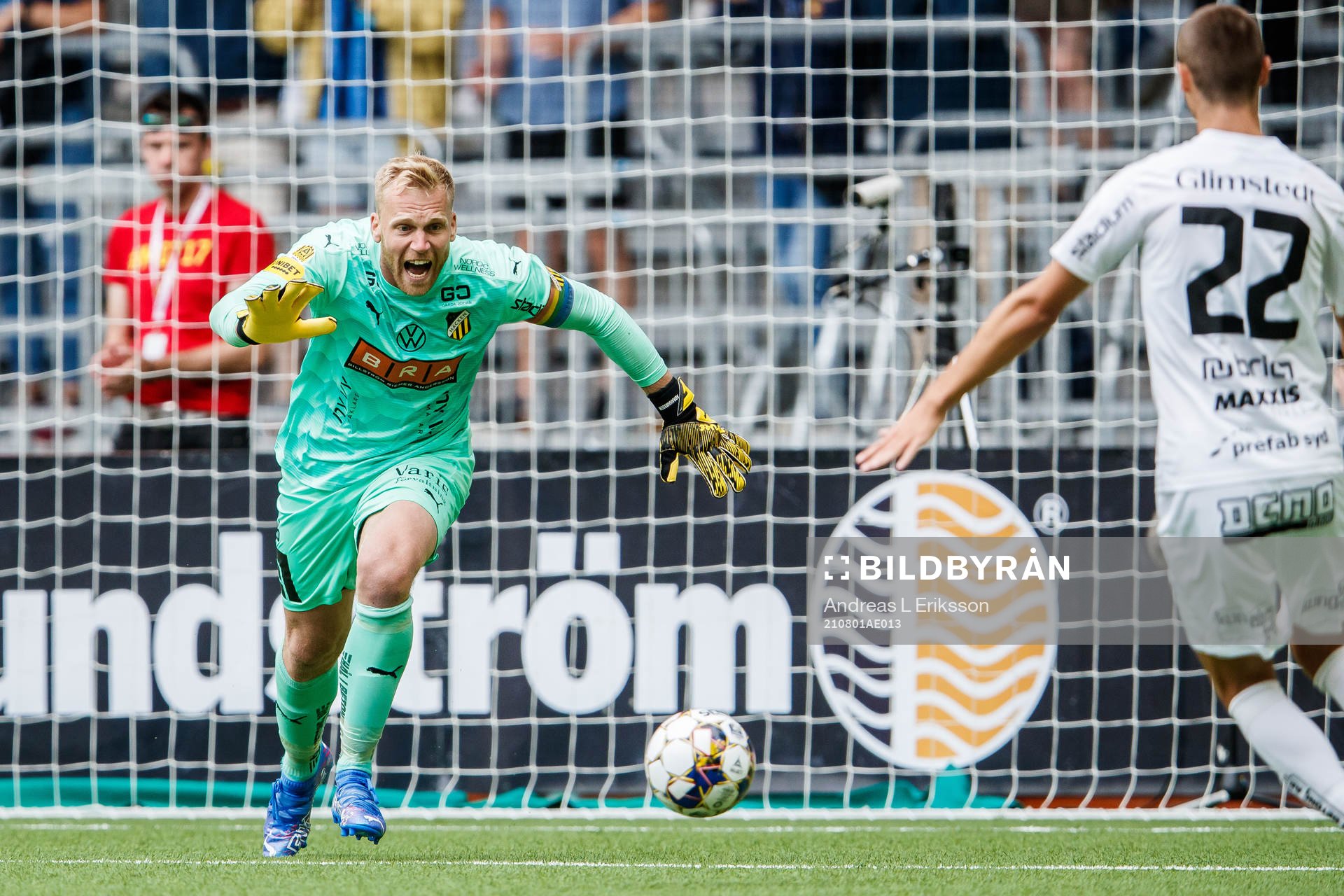 Häckens målvakt Peter Abrahamsson