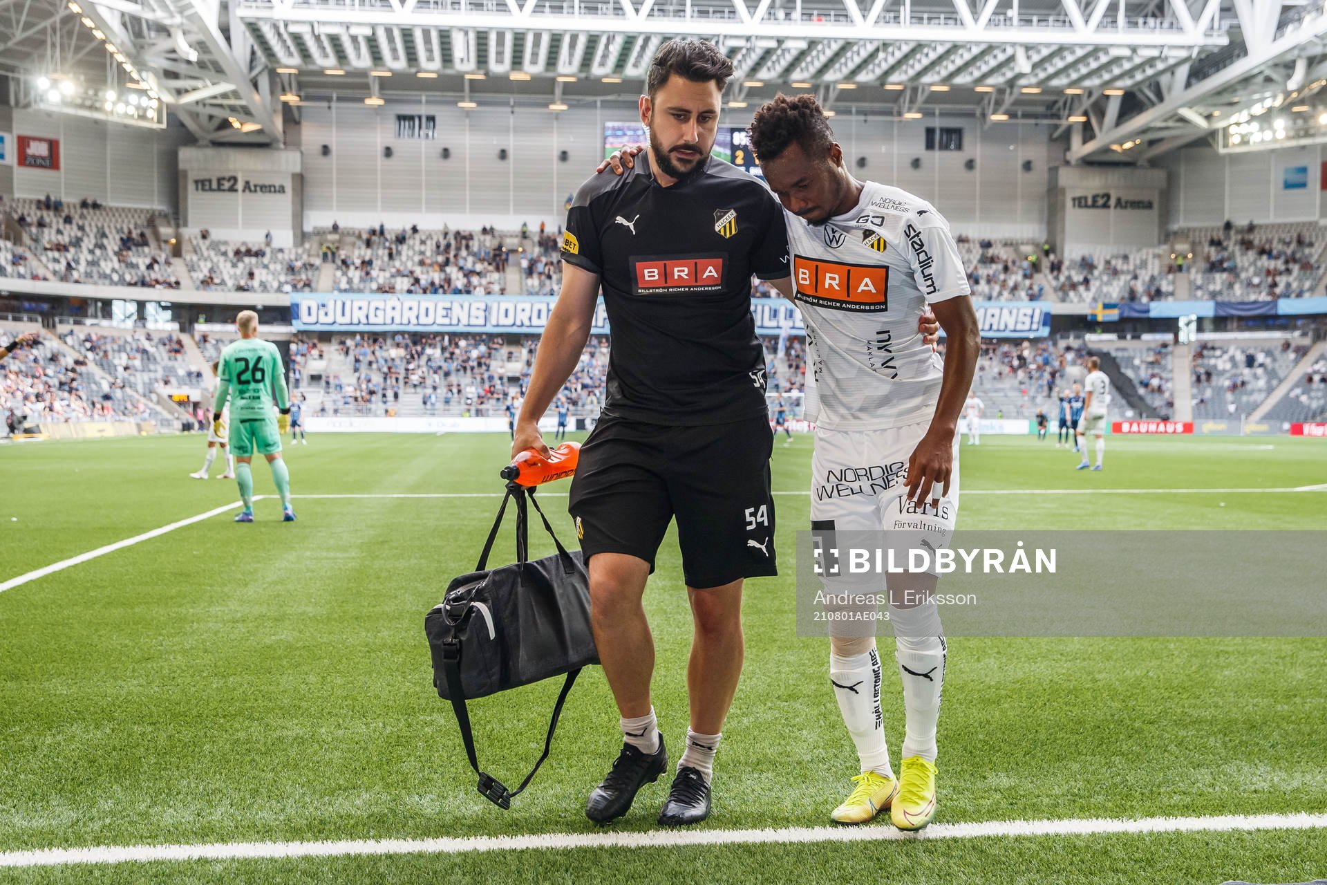 Häckens Nasiru Mohammed har ont