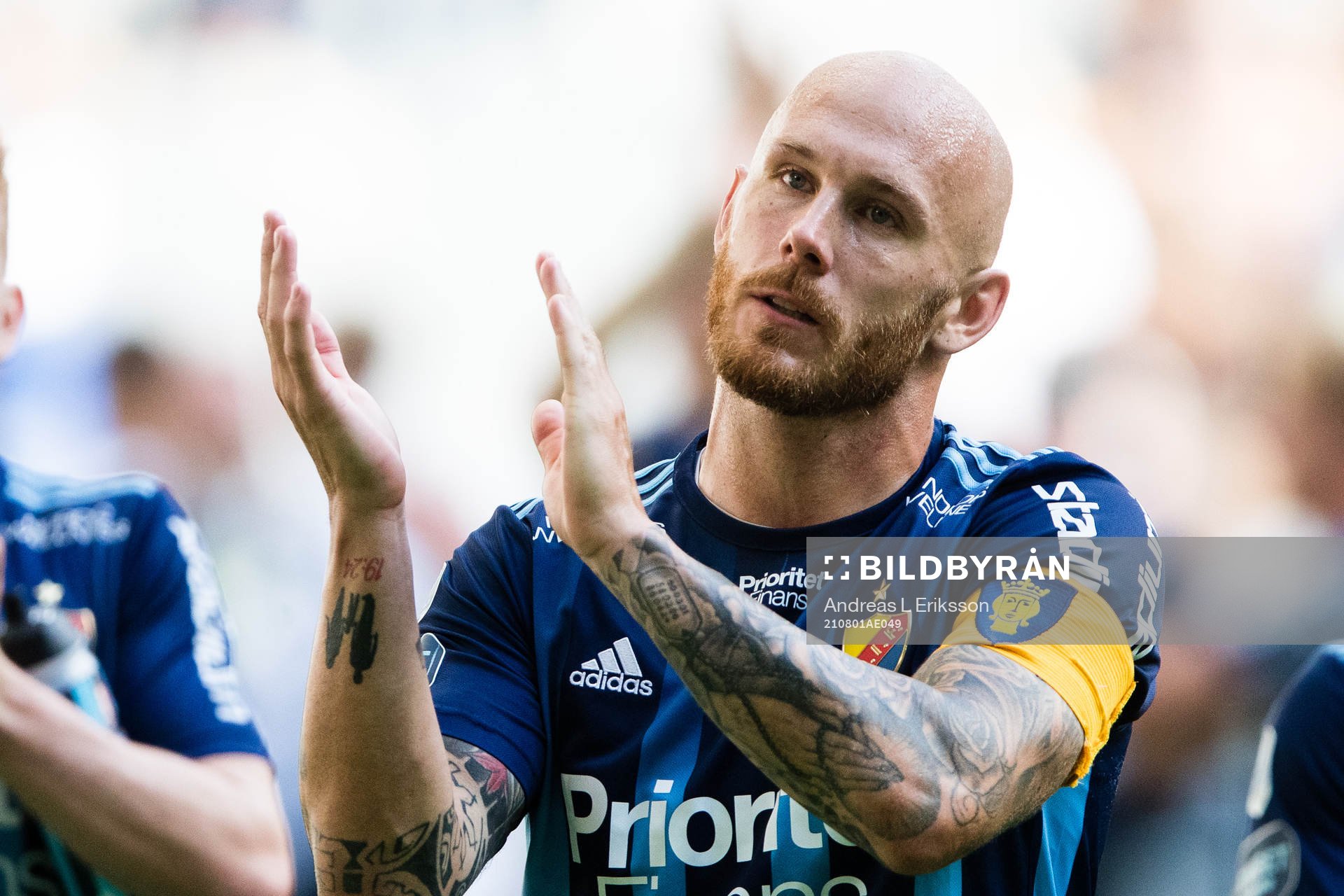 Djurgårdens Magnus Eriksson jublar